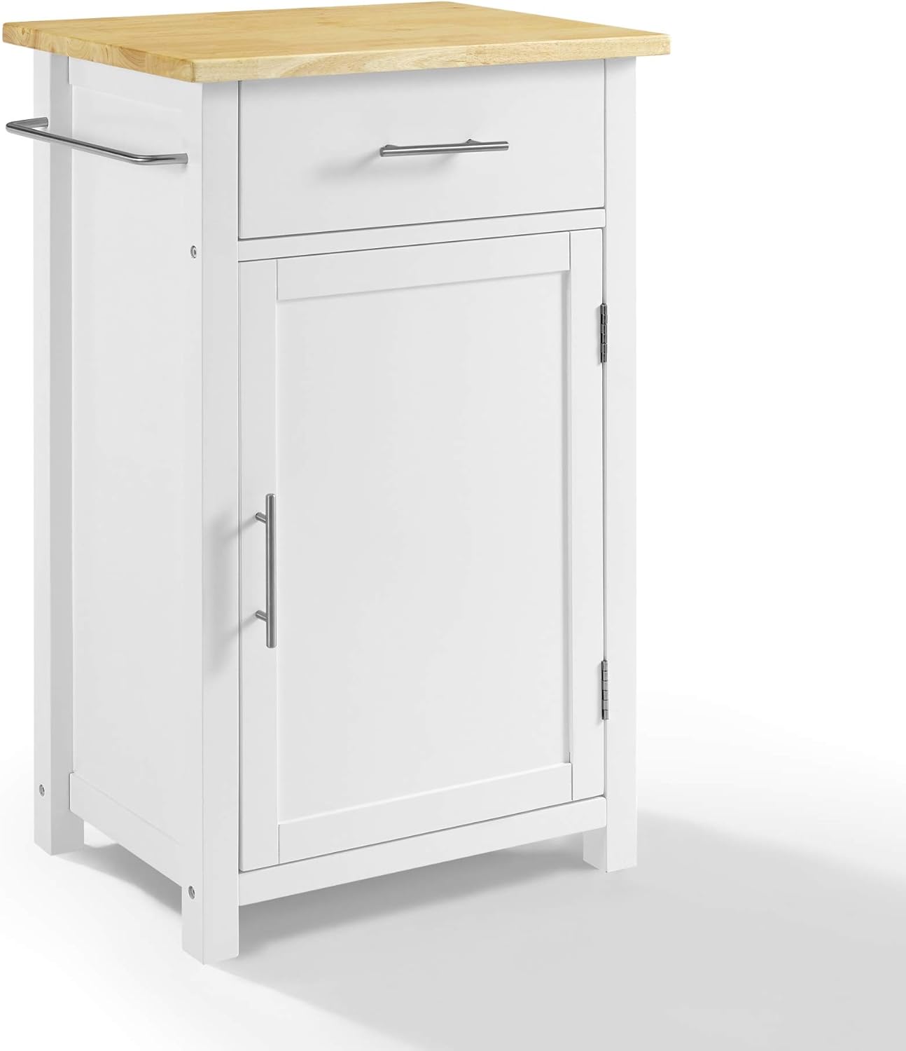 Crosley Furniture Savannah Compact Kitchen Cart, White