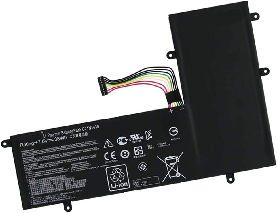 Powerforlaptop C21N1430 Laptop/Notebook Replacement Battery Compatible with AS Chromebook C201 C201P C201PA C201PA5 Series 0B200-01470000 Pack of 2