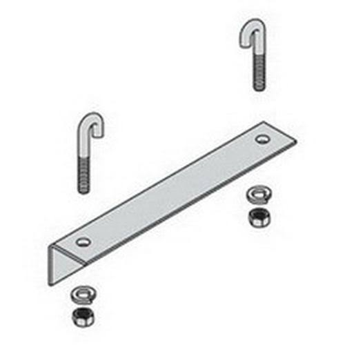 Bline SB211318FB Runway Wall Angle Support Kit, 18-in. Runway Width, Flat Black