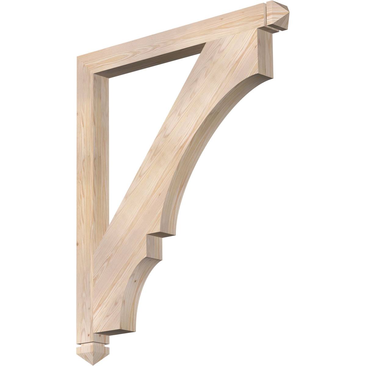 3 1/2x22W x 40x22D x 48x22H Balboa Arts u0026 Crafts Smooth BRACKET, Douglas Fir