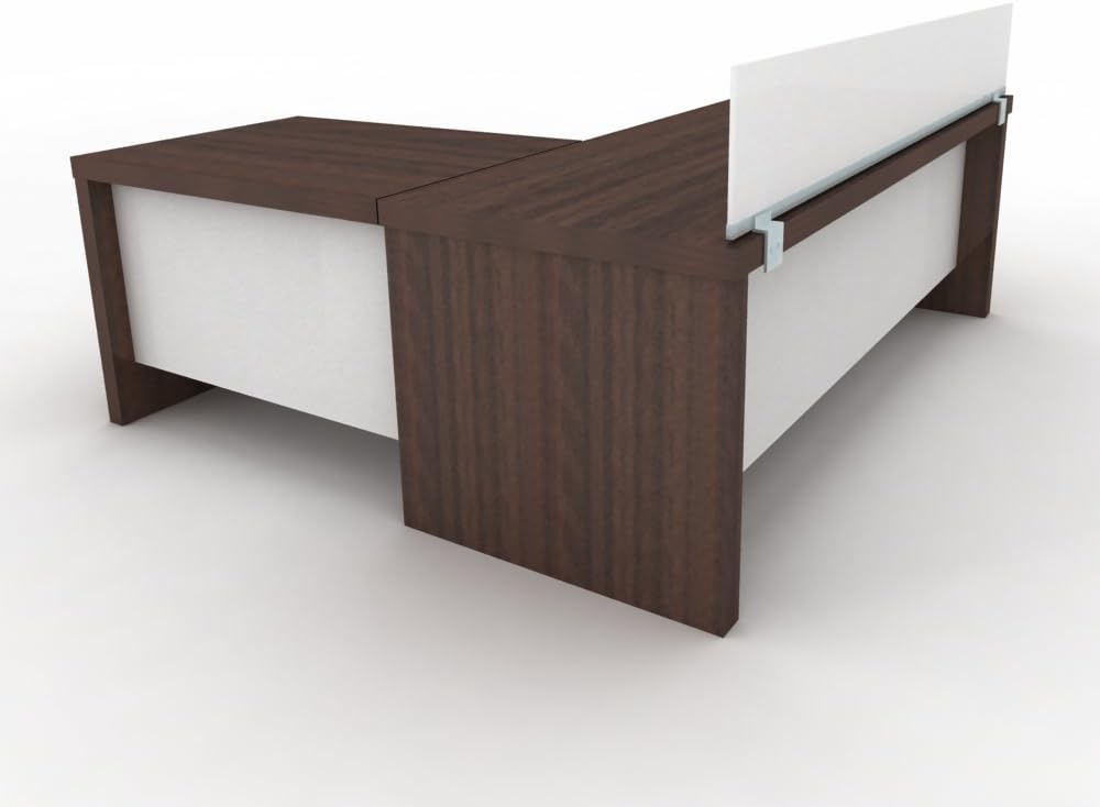 Obex Clear Acrylic Desk Mounted Privacy Panel, 18