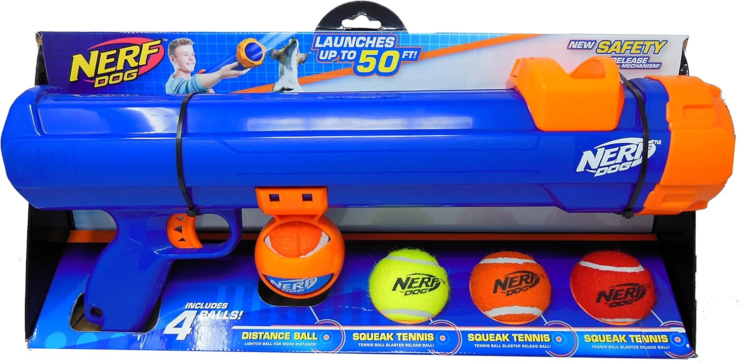 Nerf Dog Tennis Ball Blaster Pack of 2
