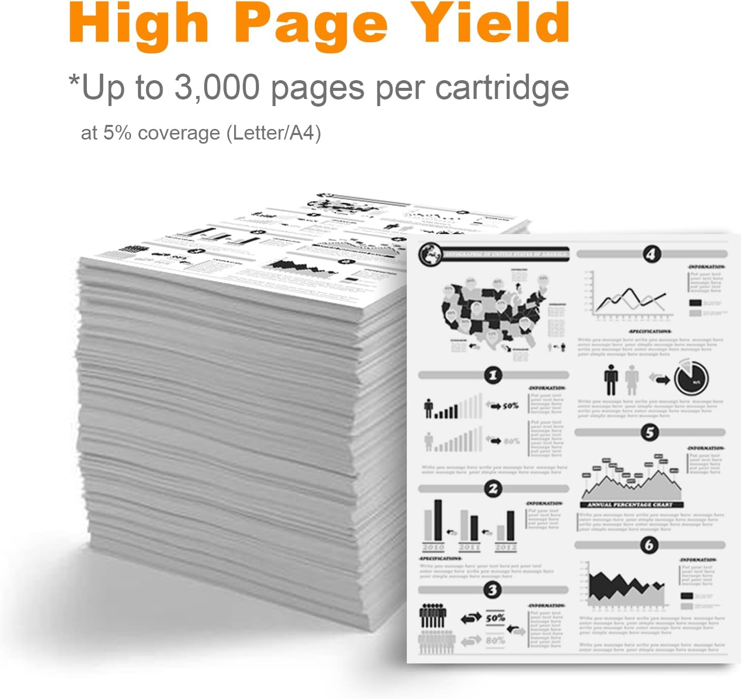 Galada Compatible Toner Cartridge Replacement for Brother TN630 TN660 TN-630 TN-660 for Dcp-l2520dw Dcp-l2540dw Mfc-l2700dw Mfc-l2720dw Mfc-l2740dw Hl-l2340dw Hl-l2320d Hl-l2360dw Hl-l2380dw 2 Pack Pack of 2