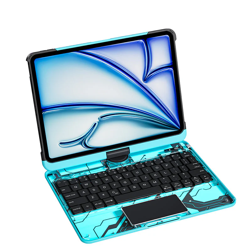 Transparent 360�� iPad Keyboard Case