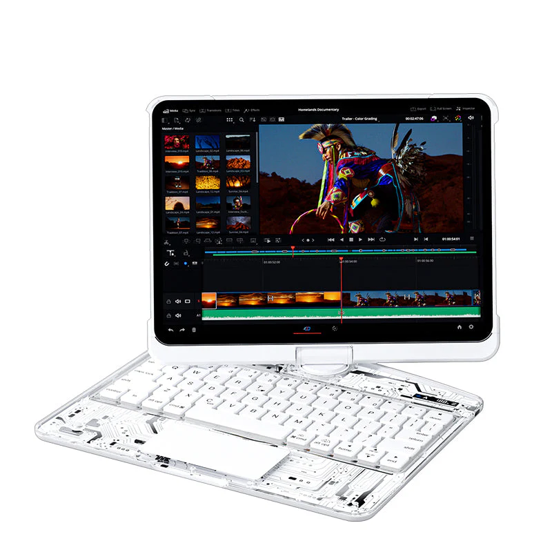 Transparent 360�� iPad Keyboard Case