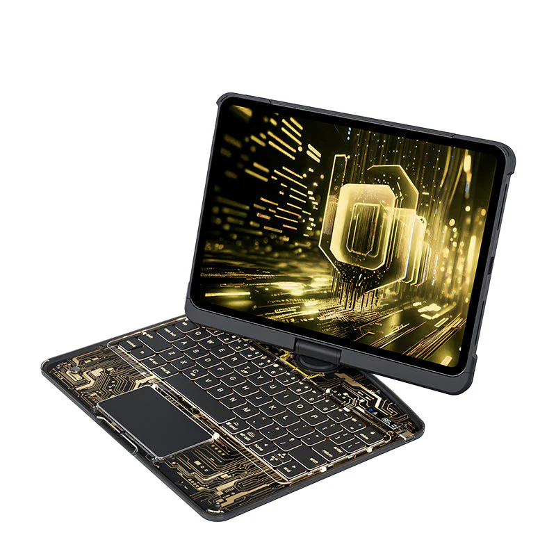 Transparent 360�� iPad Keyboard Case