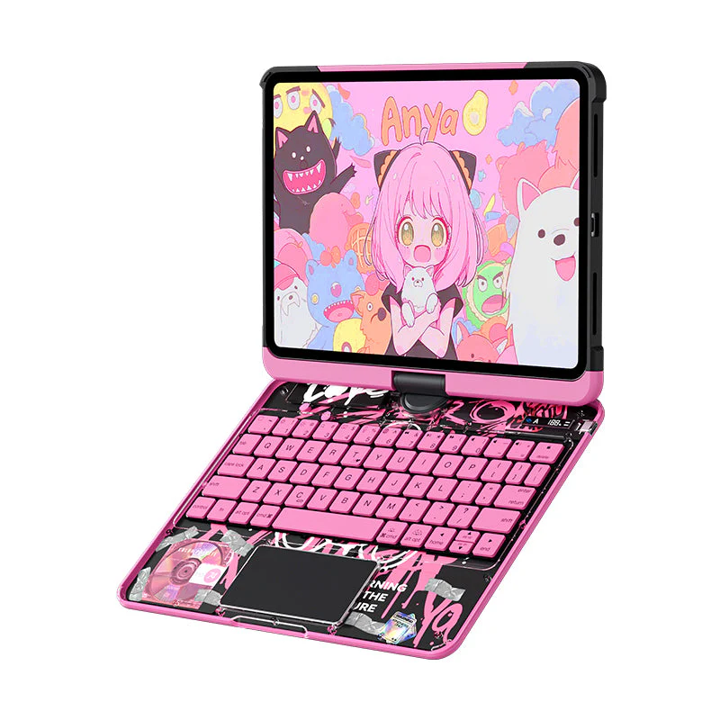 Transparent 360�� iPad Keyboard Case