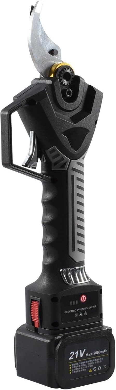 Cordless Pruner Electric Pruning Scissors Pruning Shears Garden Pruner Secateur Bonsai Branch Cutter Cutting Tool Battery EUPlug