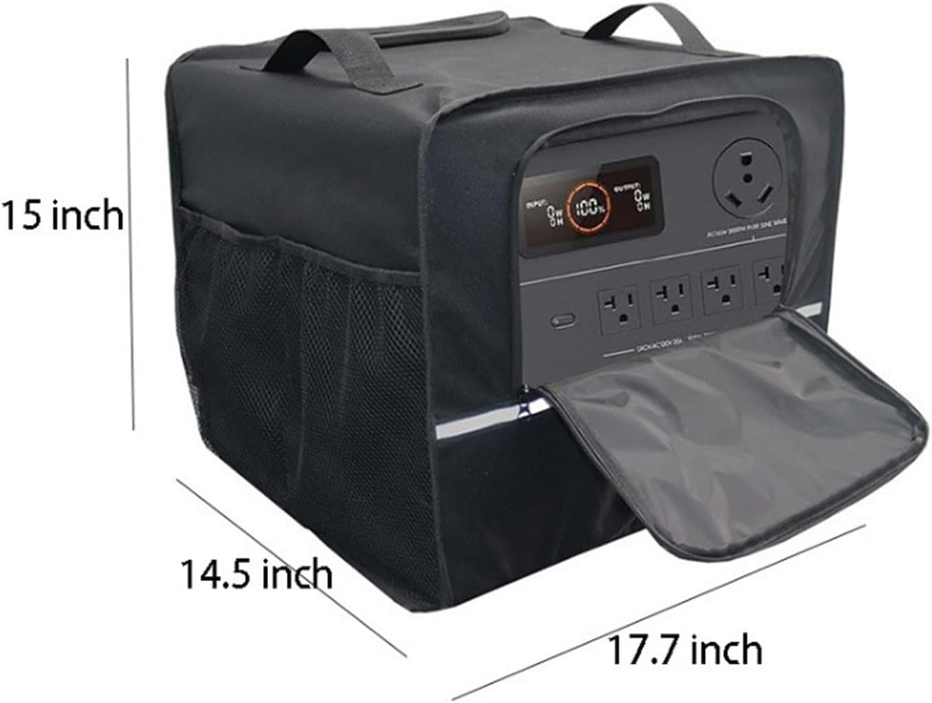 Generator Cover Generator Shed Enclosure, Waterproof 600D Universal 3500-4500 Watt Outdoor Generator Storage Box