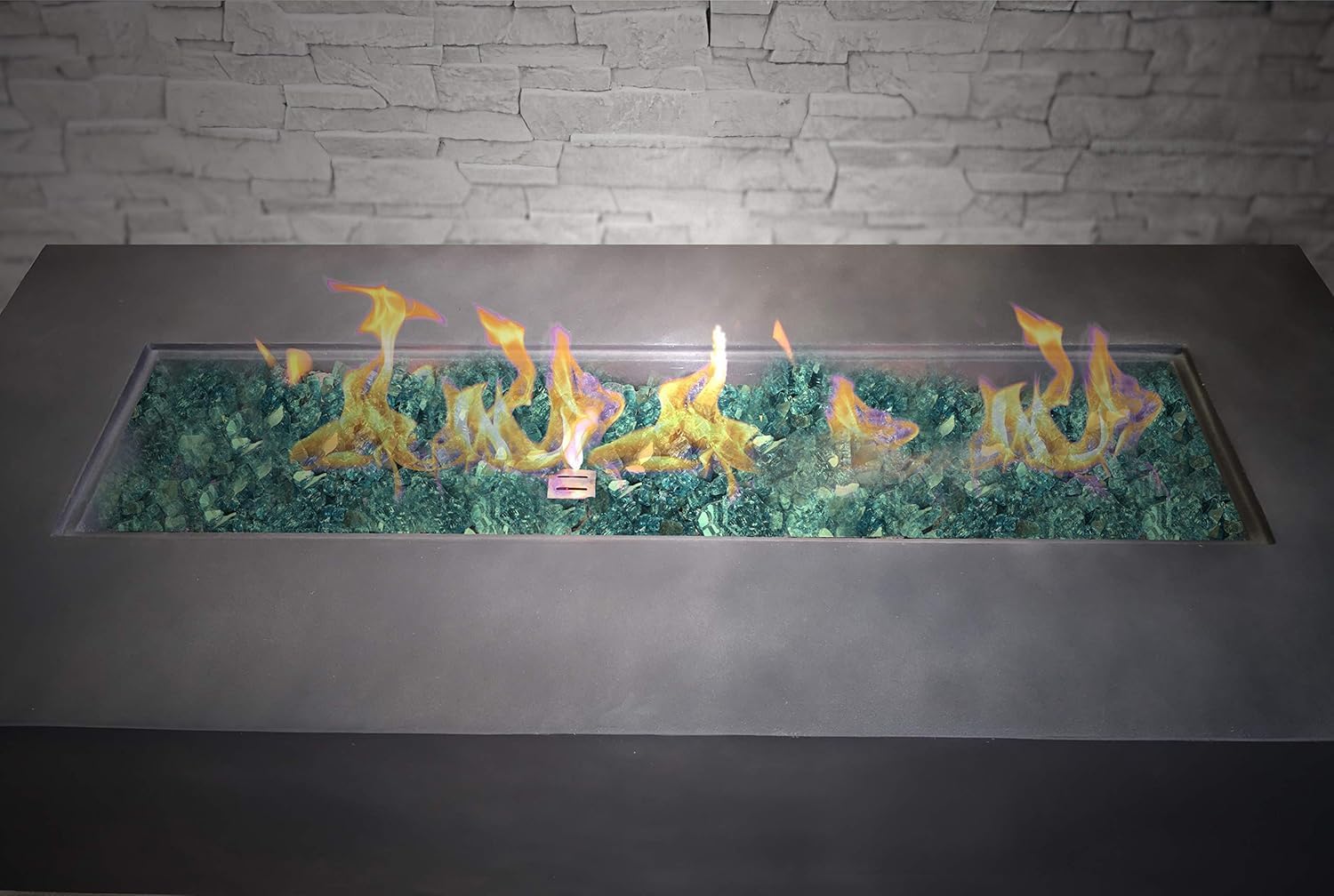 GOWE Concrete Propane/Natural Gas Fire Pit Table