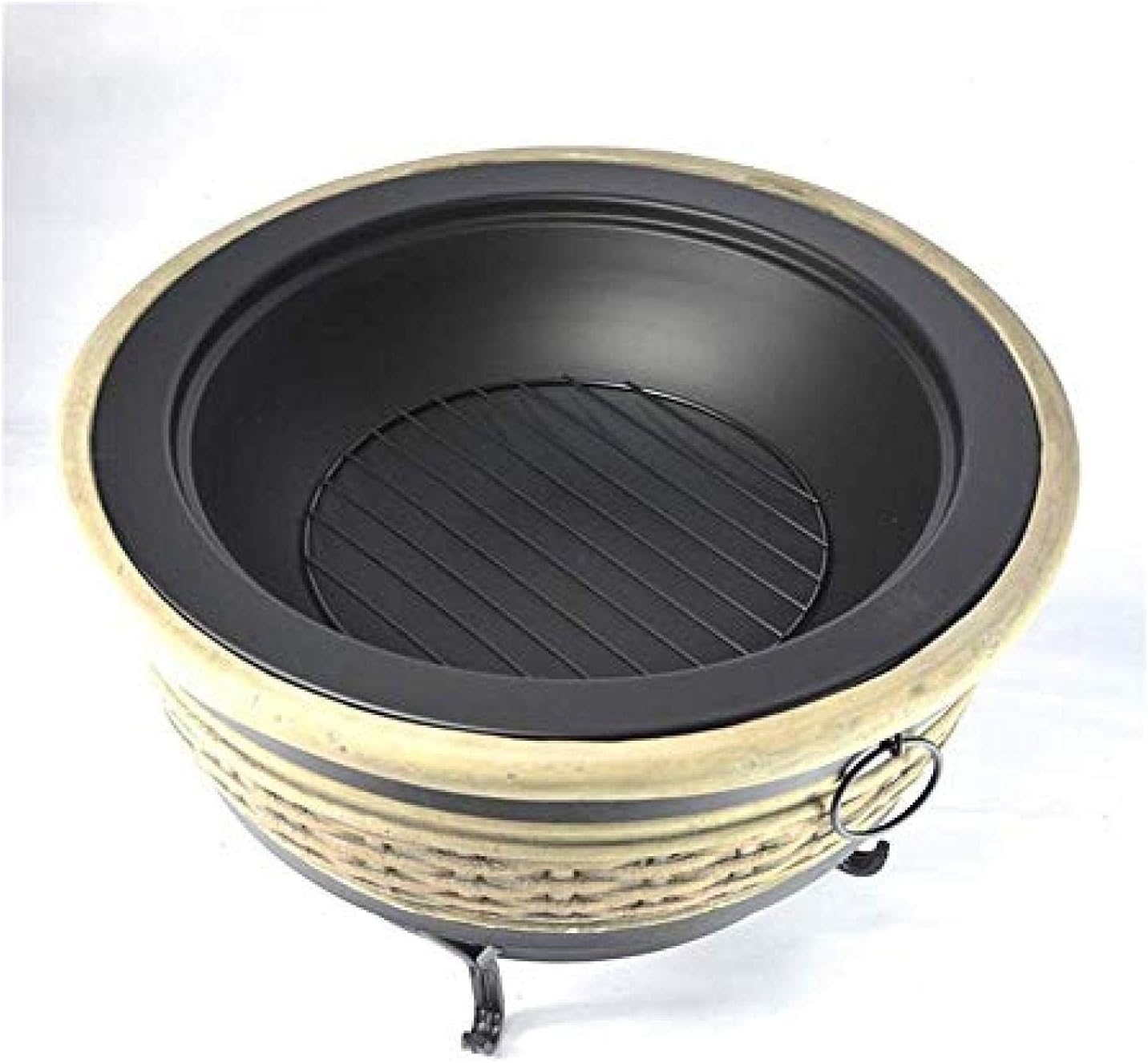 Products Fire Pit BBQ Grill Fire Bowl Outdoor Bowl Garden Stone Barbecue Bonfire Grill Heating Brazier Magnesia Round Table Tabletop Stove