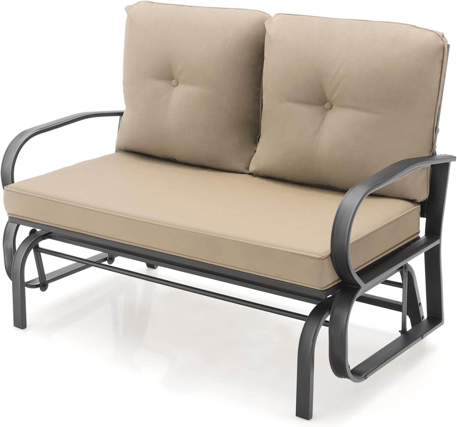 Tangkula Patio Glider Bench, 49