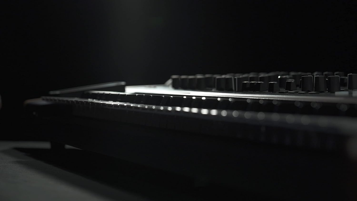 Arturia PolyBrute Morphing Analog Synthesizer Bundle with Adjustable Stand, MIDI Cable, Sustain Pedal, Expression Pedal, and Austin Bazaar Polishing Cloth