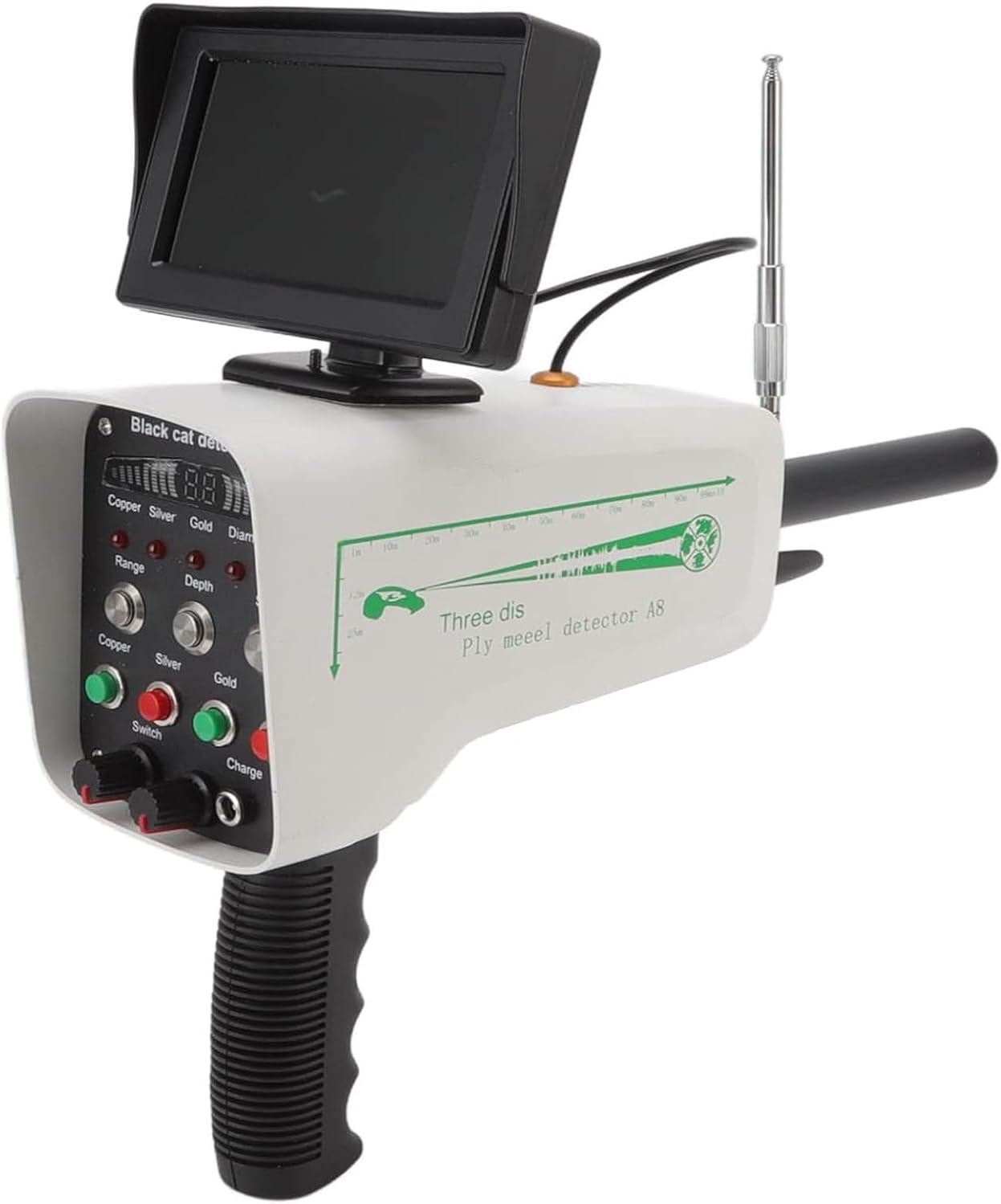 Professional Metal Detector for Adults, Long Distance and deep Search for Underground Treasures, Gold and Artifacts, Enhanced Detection Range up to 1000 Meters