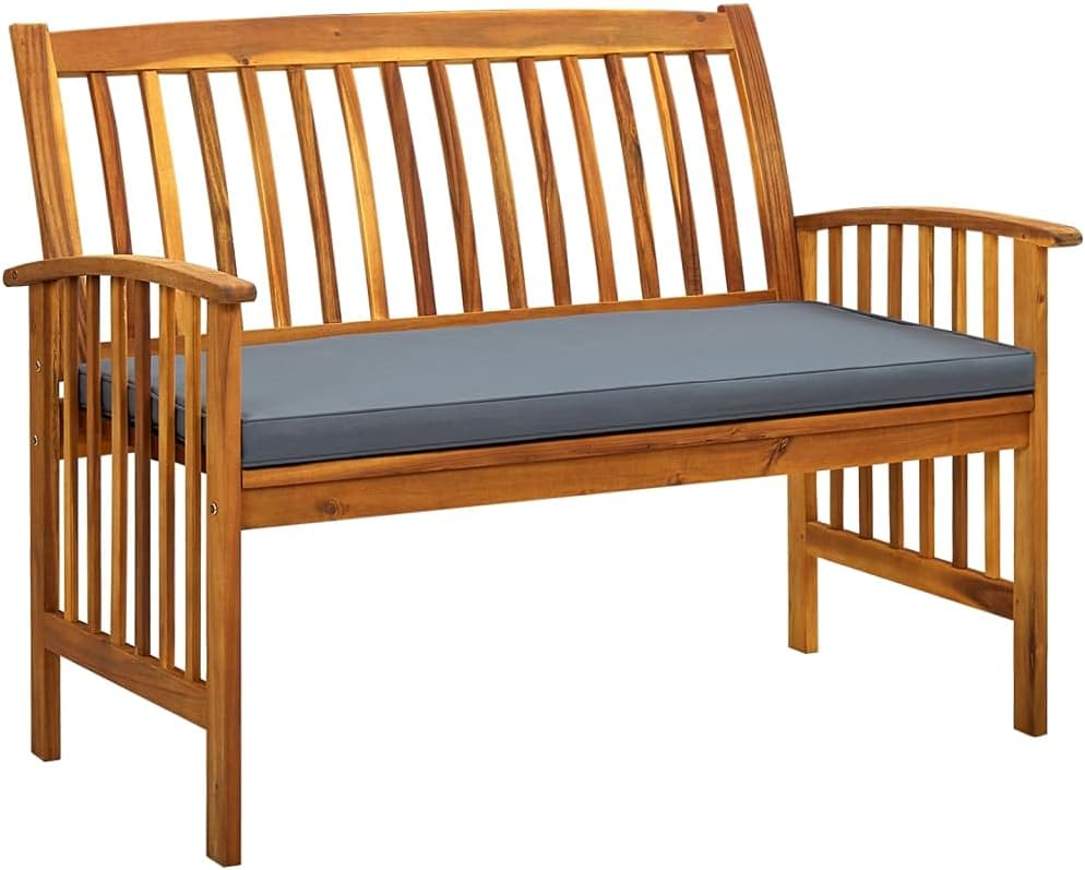 Patio Bench with Cushion 46.9