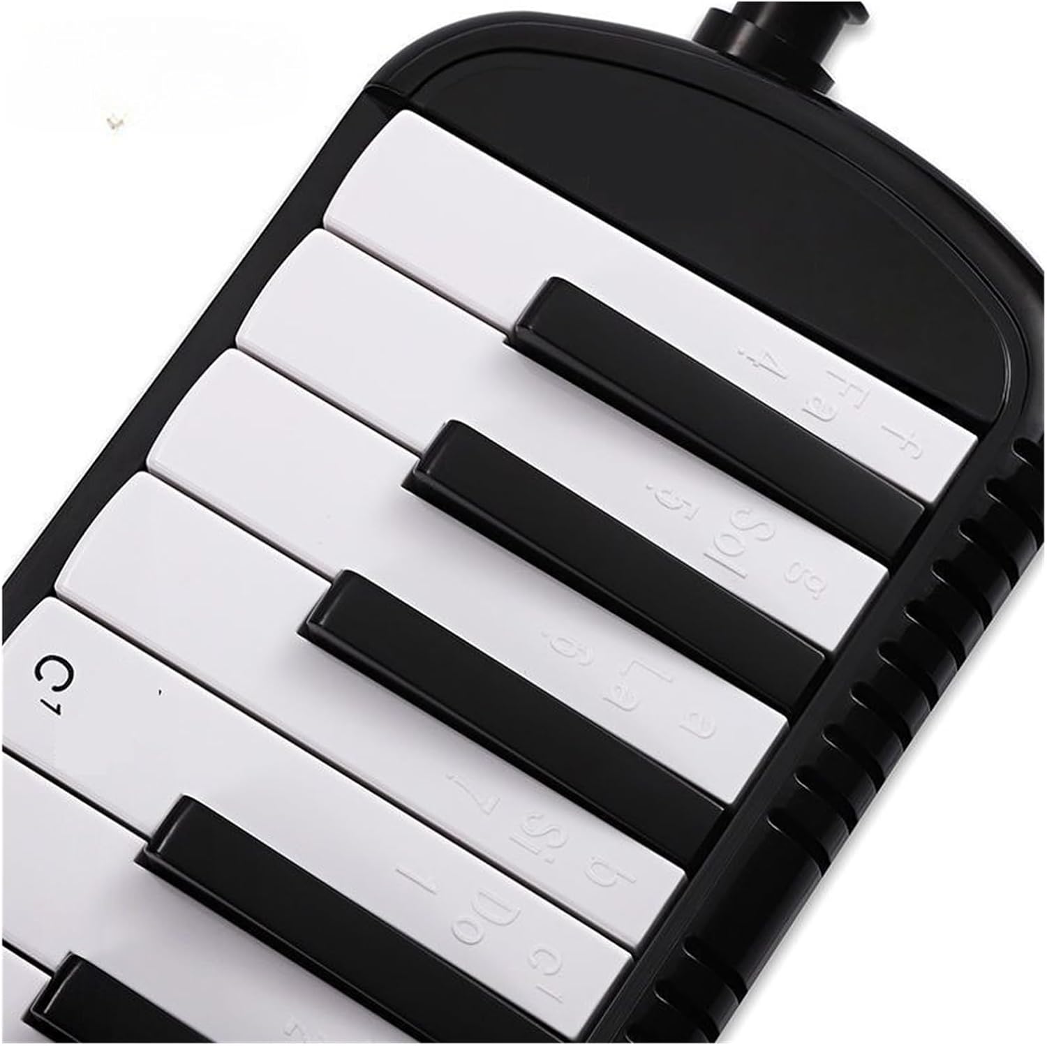 Melodica 37 Key Melodica Children Beginner Portable 32 Keys Adults Button Keyboard Musical Instruments(37 key Black)