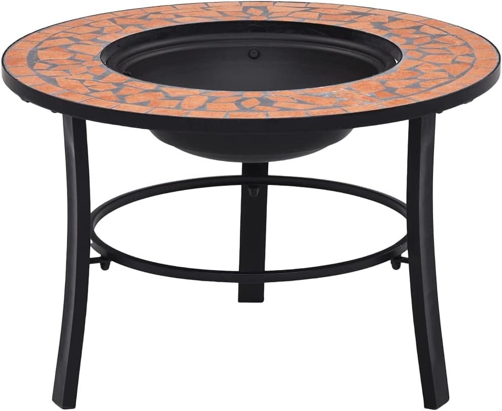 CHARMMA Mosaic Fire Pit Terracotta 26.8