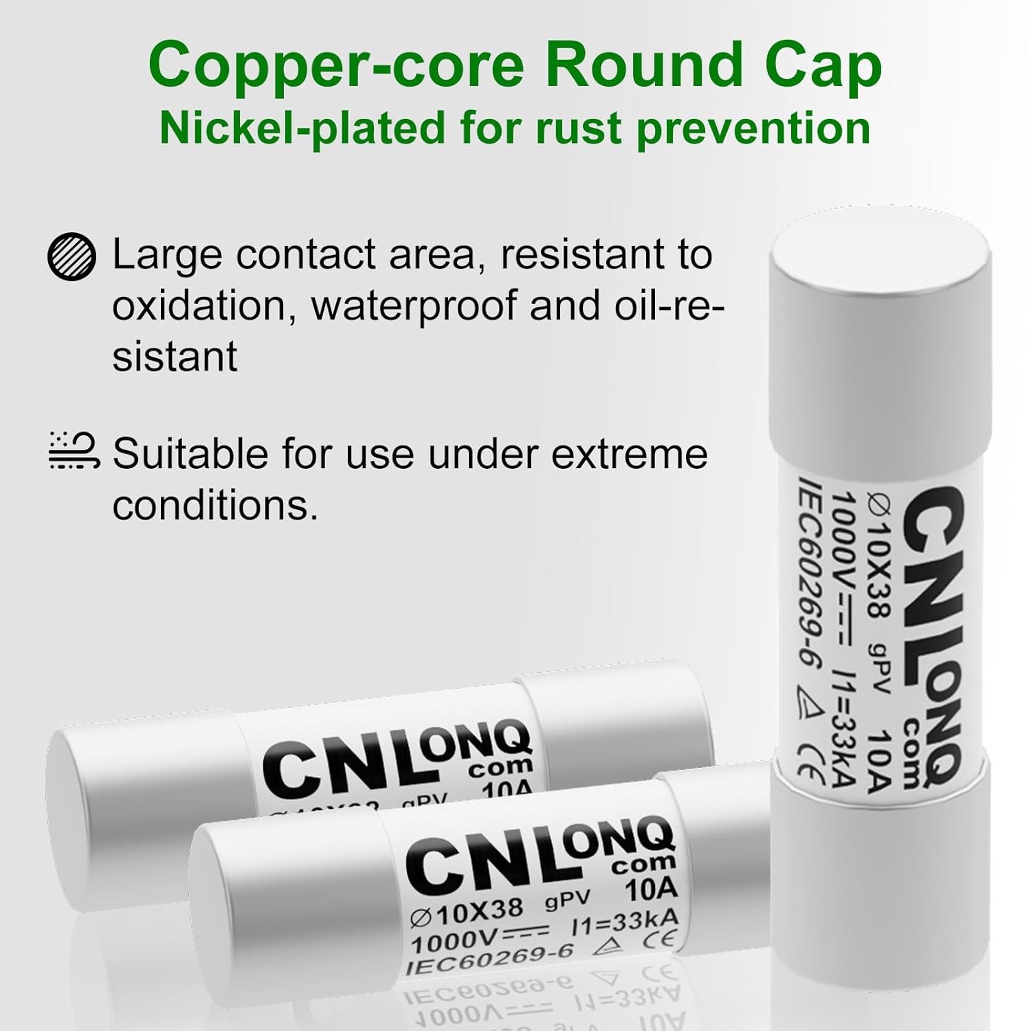 2 String Solar PV Combiner Box with 10pcs Fuse Link 10A DC1000V IP65 2 in 1 Out DC500V 32A Circuit Breaker with Surge Protector and 15A PV Fuse,Solar Disconnect Switch Outdoor Waterproof for Solar Pan