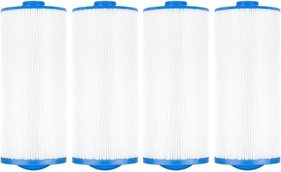 Clear Choice Pool Spa Filter 6.75 Dia x 15.50 in Cartridge Replacement for Jacuzzi Premium J-300 Baleen AK-90195, [4-Pack]