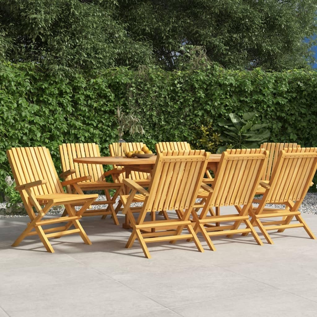 Folding Patio Chairs 8 pcs 24