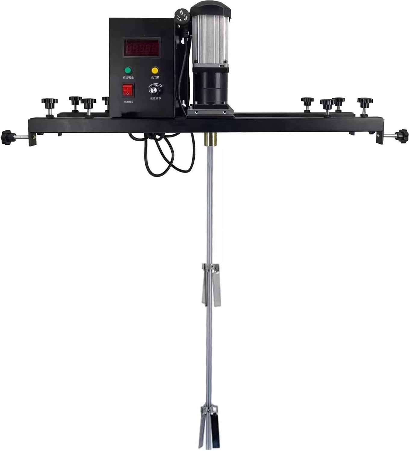 Commercial Barrel Drum Stirrer, IBC Paint Stirring Machine, 980W Electric Tank Mixer Machine with Support Hanger, Paint Mixing Equipment for Ink Dissolver Agitator,