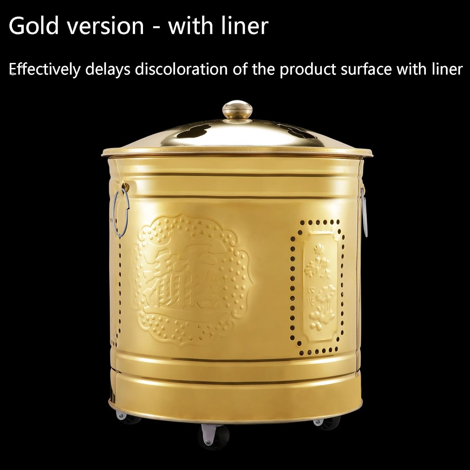 Garden waste incinerator，Stainless Steel Burn Barrel，waste incinerator，Stainless Steel Burn Barrel, Outdoor Fire Pits With anti-scalding handle,burn barrel trash，Fire Pit With liner ，outdoor, park(46.