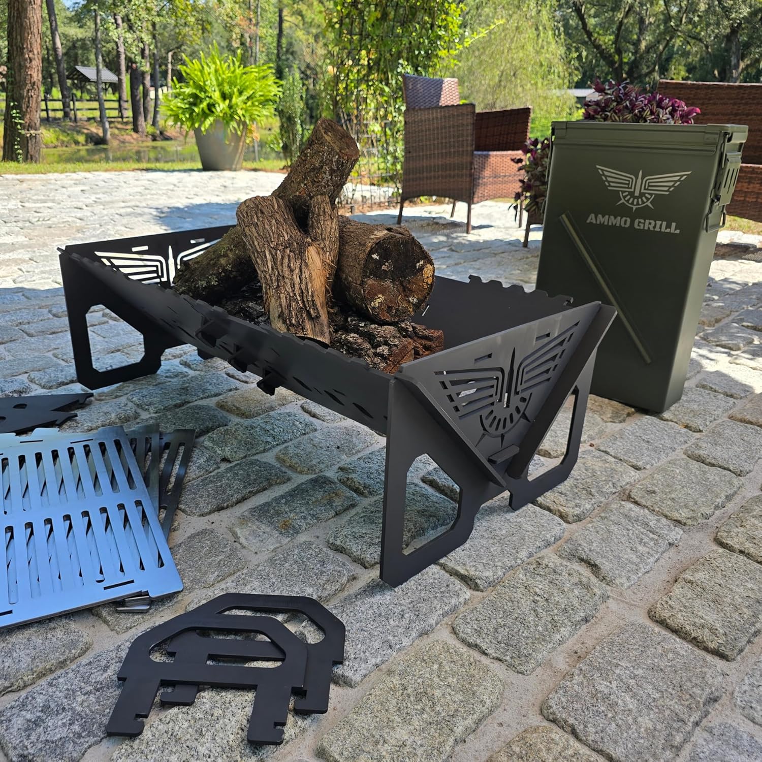 – PA156 Heavy-Duty Fire Pit & Grill | 1/4