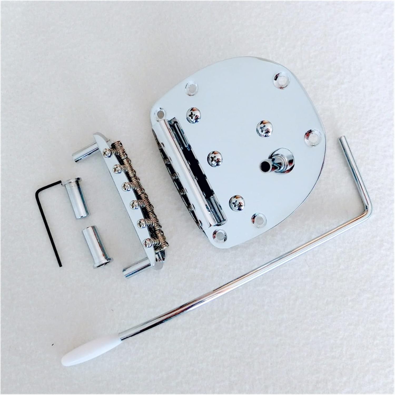 Chrome Guitar Tremolo for Bass Guitar Repaclement Guitar Bridge Electric Guitar Bridge