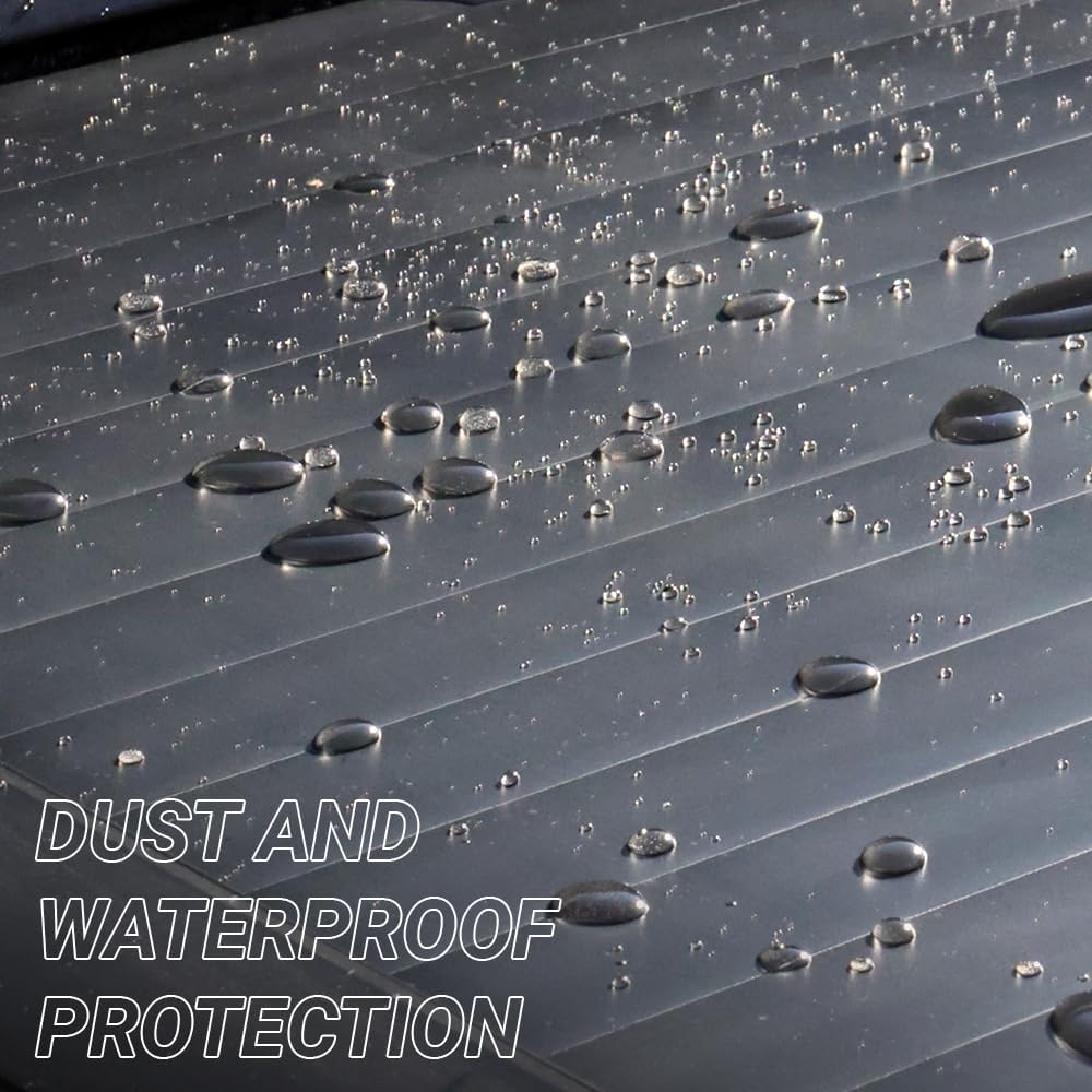 Syneticusa MR Retractable Hard Tonneau Cover with Crossbars Fits 2004-2026 Ford F-150 5.5' (67”) Truck Bed Waterproof Accessories