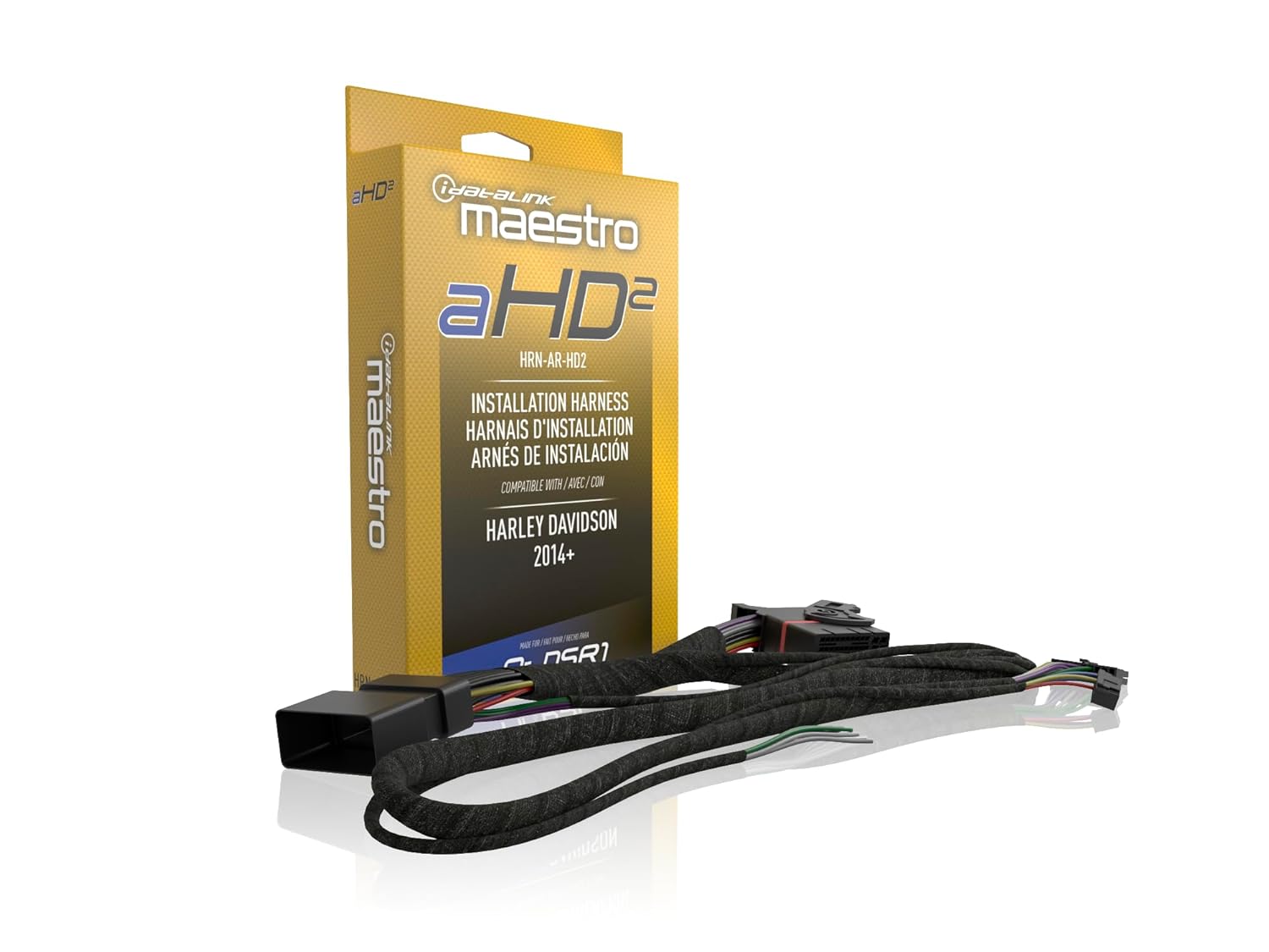 iDatalink Maestro HRN-AR-HD2 Plug and Play T-Harness for Select Harley Davidson Models from 2014-2022 (ADS-MAR Universal Amplifier Module Required) AHD2