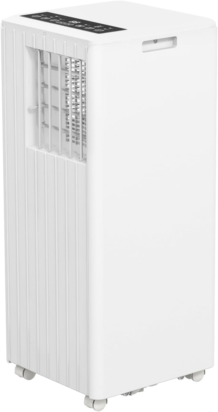 8000 BTU Portable Air Conditioner, 3-In-1 Air Conditioner, Fan/Cool/Dehumidify Modes, AC Unit Cools Up to 350 Sq.Ft, White