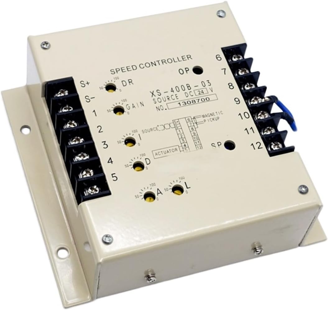 Generator Speed Controller DC 24V XS-400B-03 Speed Control Replacement for Engines Spare Parts Speed Controller