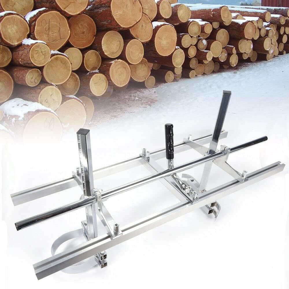 Chainsaw Mill 14-36 Inch Chainsaws Mill Planking Milling Mobile Saw Mill for Chainsaw Cutting Thickness 5-33 cm Wood Chainsaw Accessories Tools