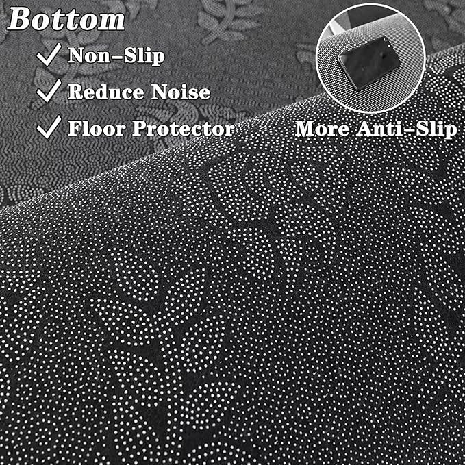 Drum Rug,Non Slip Soundproof Drum Mat, Electrical Drum Carpet Practice Pad,Sound Absorbing Rug for Jazz Bass Drum Set, Piano, Indoor Drum Accessories for Drummers(E1,140 * 180cm)