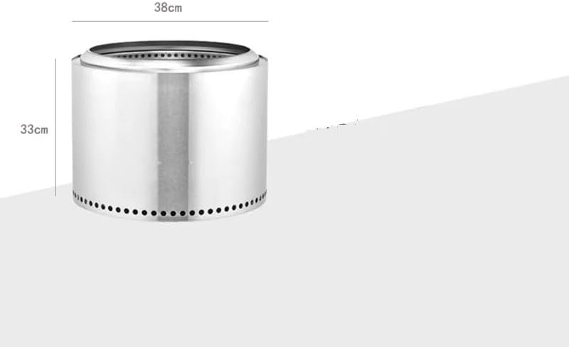 Outdoor Fireplaces Stainless Steel Apartment Bedroom Round Fire Pits Fashion Coffee Shop Villa Barbecue Grill Creative Living Room Heating Stove Fire Pits