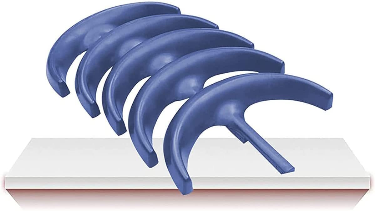 Wind Turbine Kit with 5 Blades, 24V Wind Turbine Kit, Household Wind Turbine, Low Speed Start, Low Operating Vibration-Blue,8000W