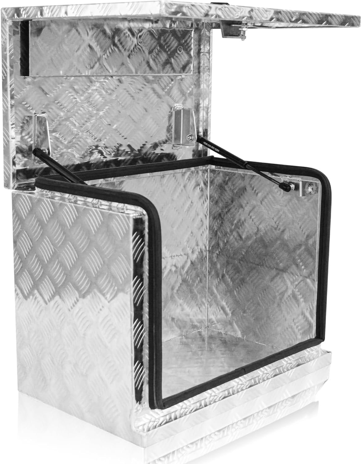 29.5x19.7x23.6 Inch Aluminium Generator Toolbox Heavy Duty Generator Storage Box Fully Sealed with Lock and Keys suitable for RV Garage