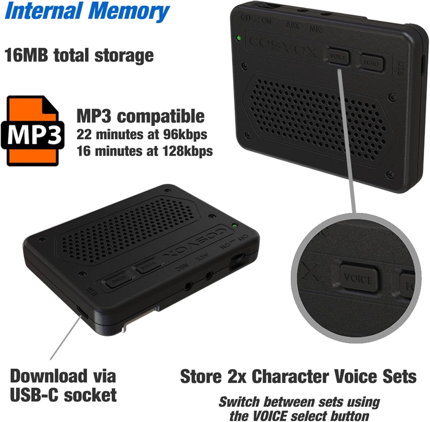 Cosplay Sound Glove Wireless Bluetooth Sound Effects Module. Bring Cosplay Props to Life and Interact with Voice Lines, Sound Effects & Music. Download MP3 Audio or use The Voice Changer. 16MB