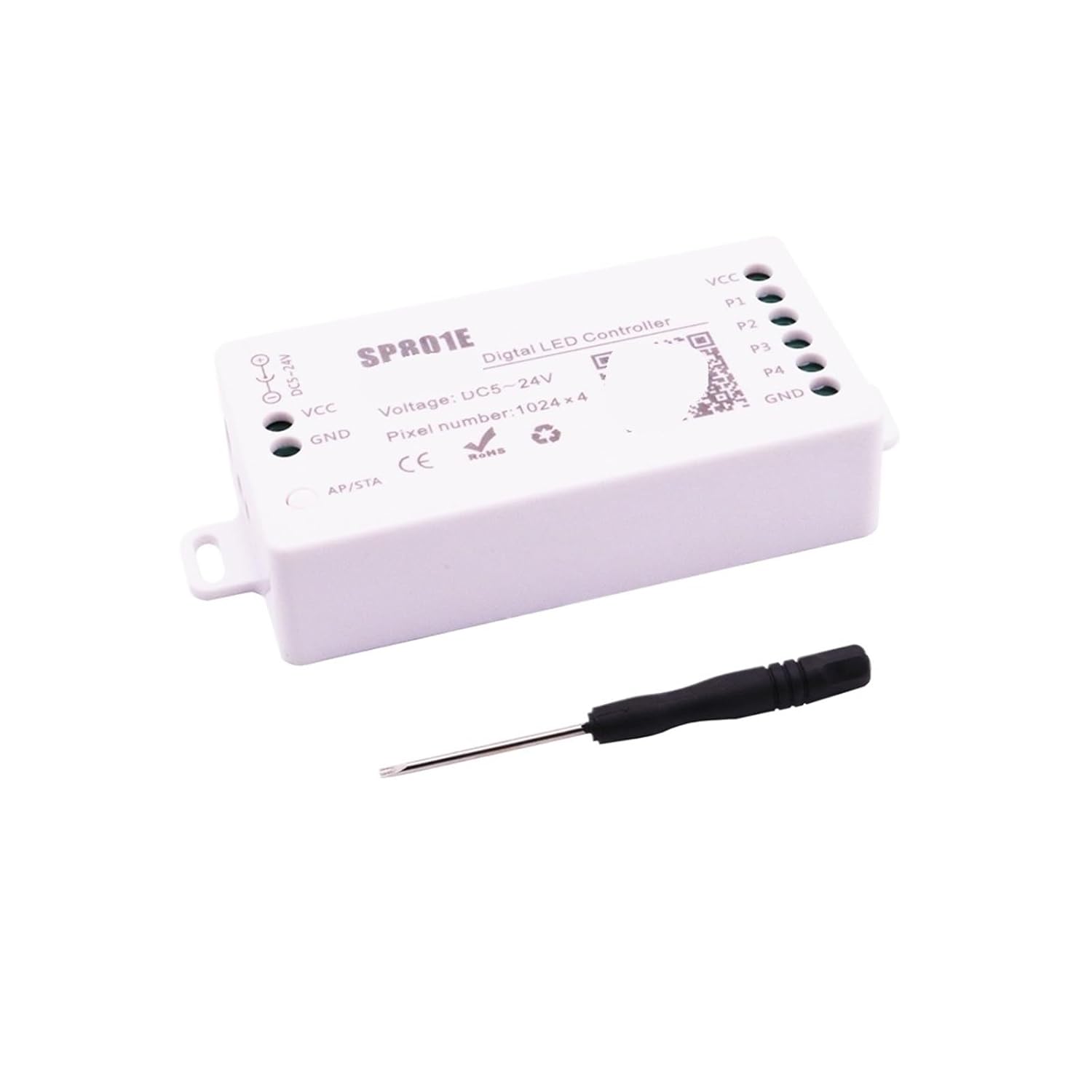 WS2811 WS2812B Pixel LED Strip Controller WS2813 WS2815 SK6812 APA102 DC5-24V(SP801E)