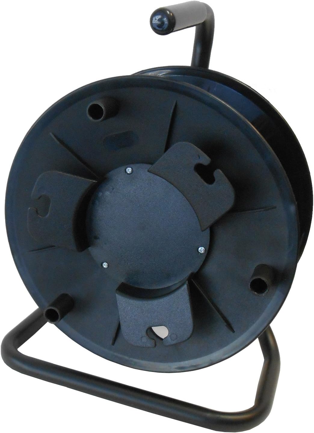 Audio2000'S ADC2716B2 Two-Pack Portable Cable Reels/Cord Reels, Each with a Reel Lock/Stopper, Capacity of Each Reel: 330 feet of 6mm Cable/Cord (2 Pieces)