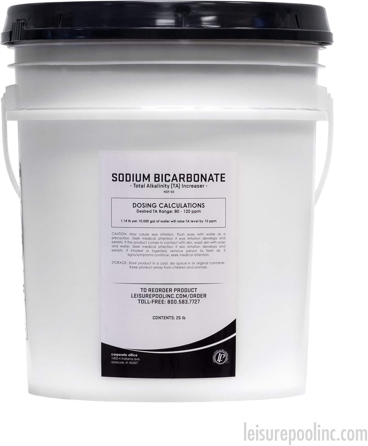 Leisure Pool 25 lb. Total Alkalinity Increaser (Sodium Bicarbonate)