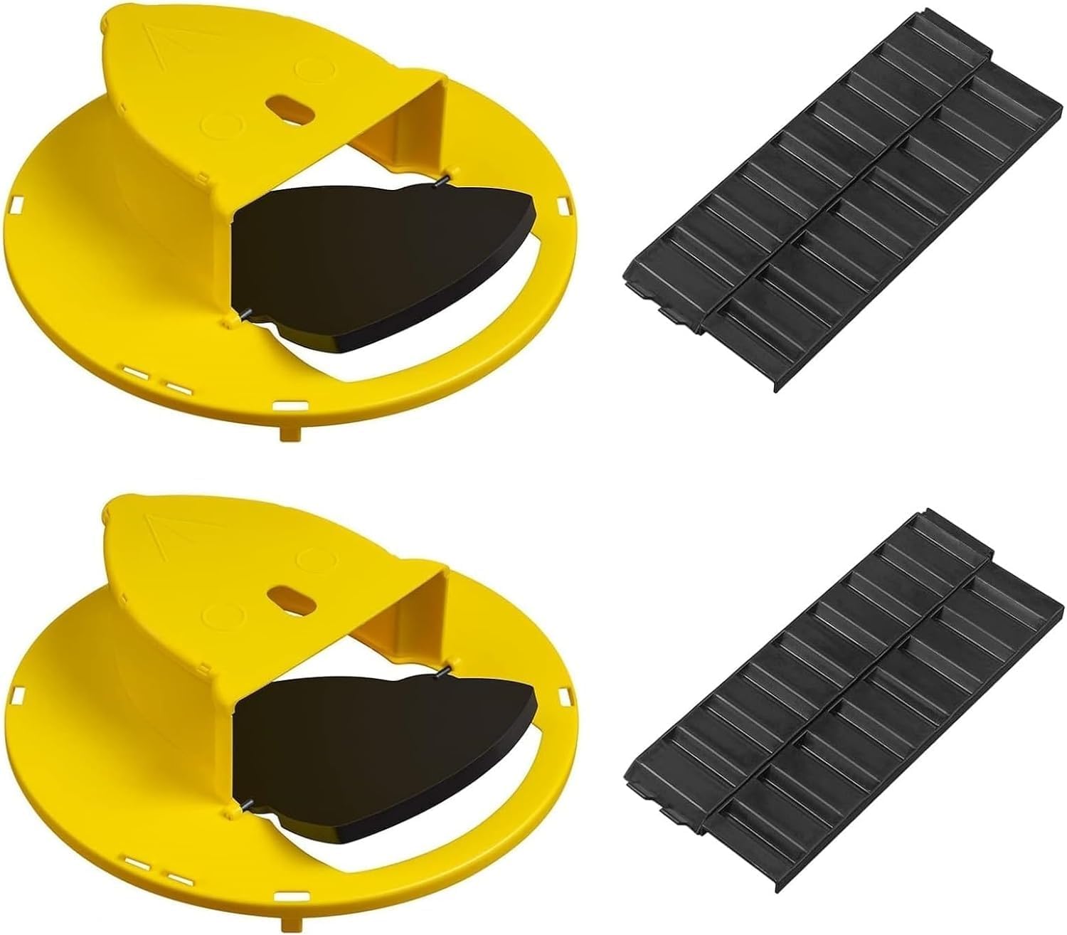 Mice Mouse Trap Bucket Flip Lid,Mouse Trap Bucket Indoor Outdoor,Humane Mouse Trap,Mouse Trap Bucket Lid Auto Reset | 5 Gallon Bucket Compatible | Mouse Trap Bucket Lid (2 Pack)