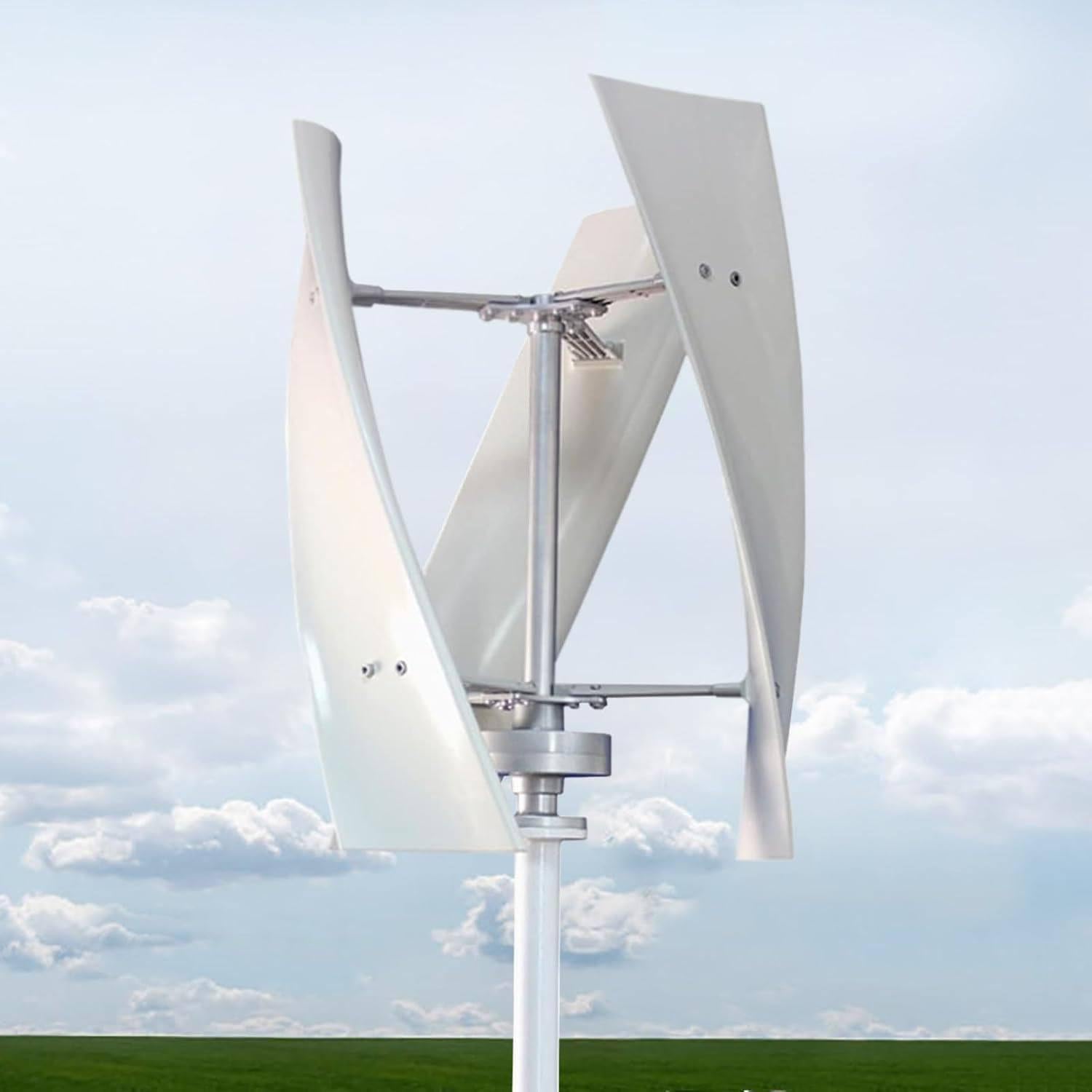 300W Vertical Axis Wind Turbine Kit for Home Use, Grid-Tied Generator with Controller, Efficient Renewable Energy Solution 24V~300W