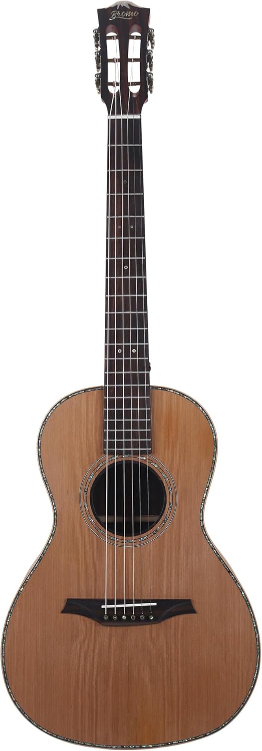 Bromo BAR 6E Solid Top Parlor Size Acoustic Guitar