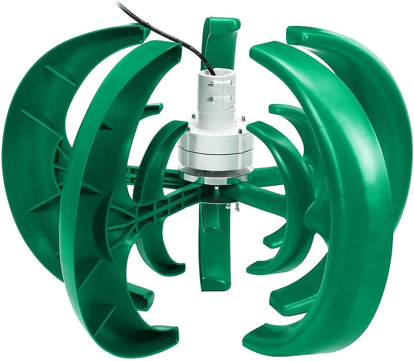 4000W Vertical Axis Wind Turbines Generator Lantern Motor Kit Windmill Energy Charge Turbines for Home Camping 5 Blades