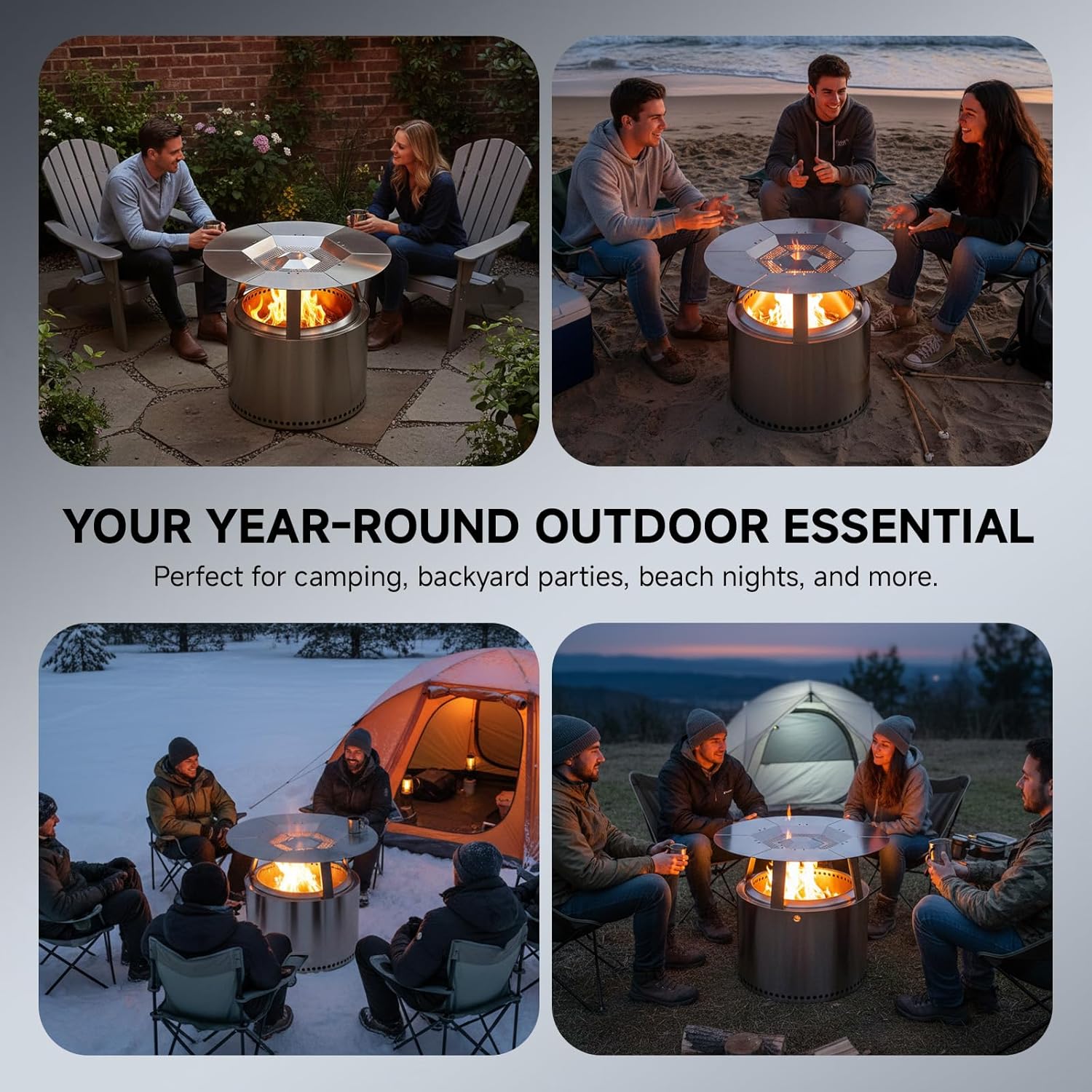 Fire Pit Heat Deflector for Solo Stove Bonfire 19.5