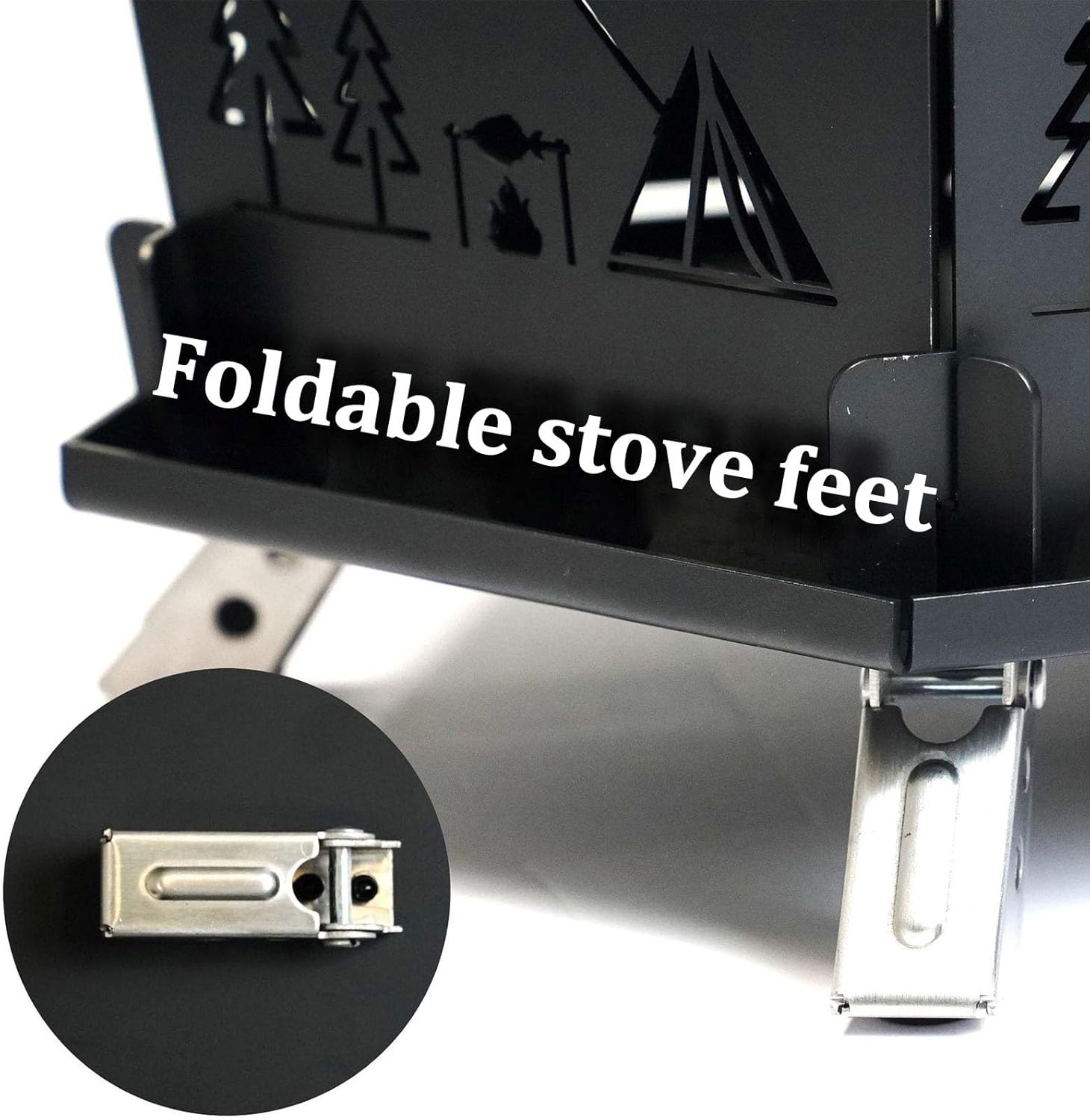 Metal Fire Pits Portable Fire Pit for Camping Incinerator Wood Burning Fire Pit Burning Stove Burn Barrel Outdoor Fire Pit for Patio Picnic Party Backyard.