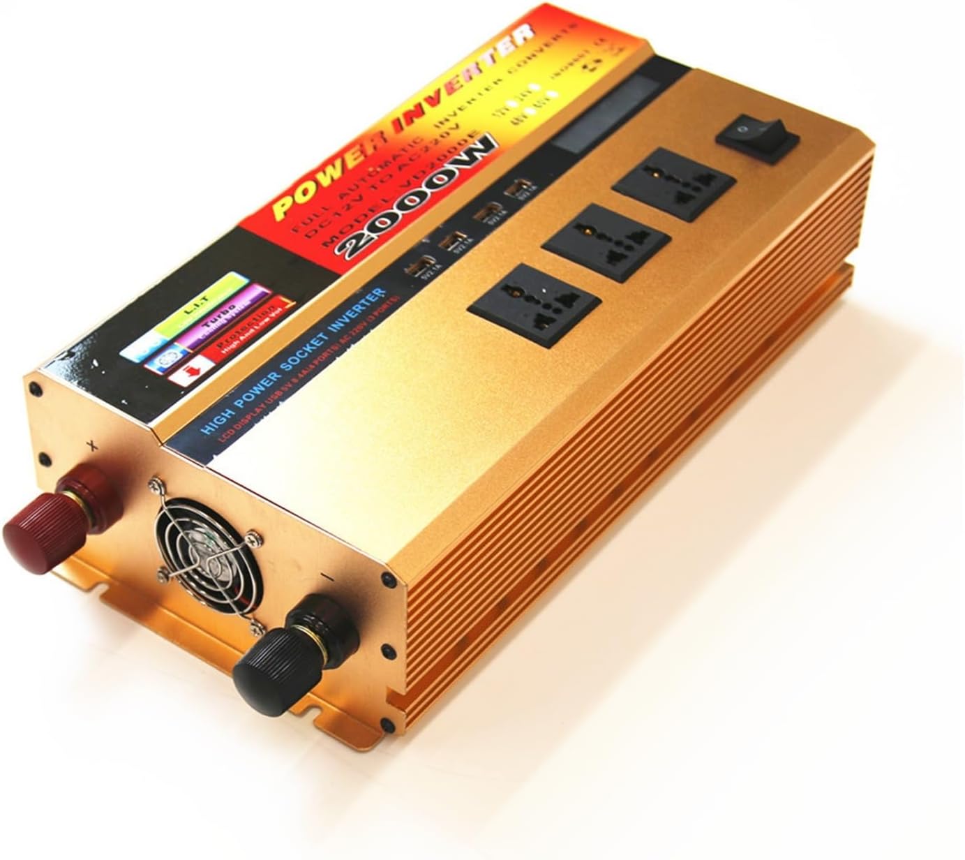 12V to 220V Full Power 2000W Large Capacity Inverter Power Converter(12V 220V)