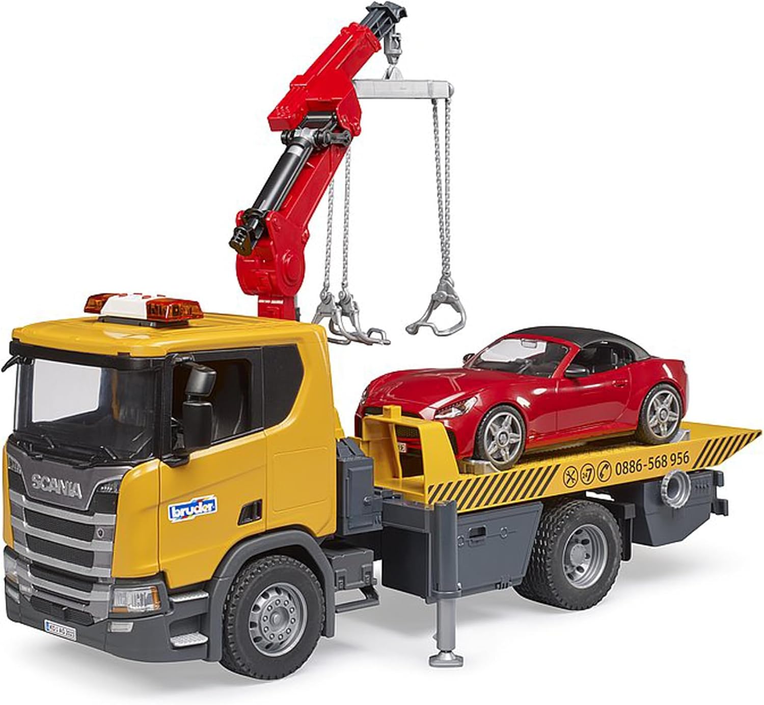 bruder 03552 - Scania Super 560R Tow Truck with Light & Sound Module, Roadster, Vehicles, Tow Truck, Roadster, Tow Truck, Convertible
