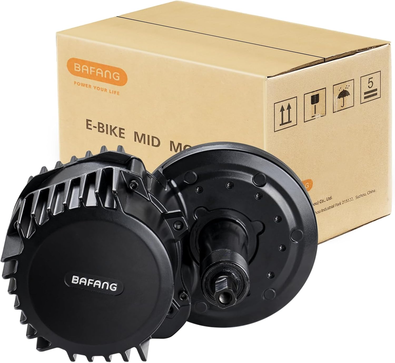 BAFANG 36V/48V 250W/500W/750W/1000W UART Version Mid Drive Kits, BBS01B BBS02B BBSHD for 68mm Bottom Bracket(No Other Accessories, Such as displays, cranksets, Brake levers, or Throttle Grips.)